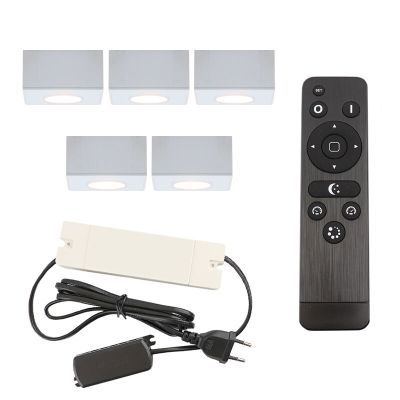 Alumiini veranda upotettava spottivalaisin valkoinen, Fredo, 15W, 2700K LED, IP44, kaukosäätimellä