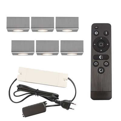 Alumiini veranda upotettava spottivalaisin kromi, Fredo, 18W, 2700K LED, IP44, kaukosäätimellä