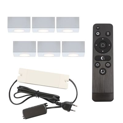 Alumiini veranda upotettava spottivalaisin valkoinen, Fredo, 18W, 2700K LED, IP44, kaukosäätimellä