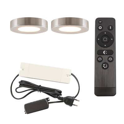 Alumiini keittiökaappivalaistus hopea, Sana, 3,3W, 2700K LED, kaukosäätimellä