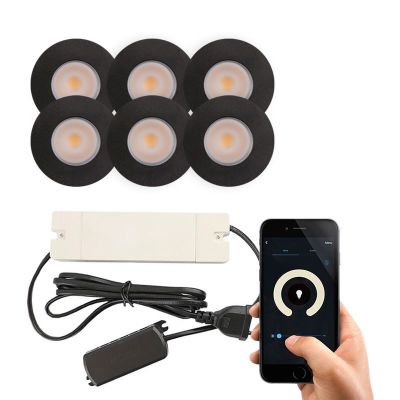 Alumiini veranda pintavalaisin musta, Dico, 3W, 2700K LED, IP65