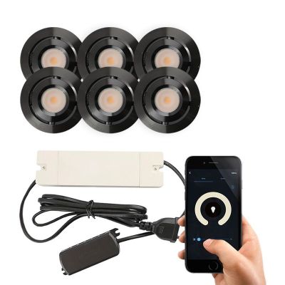 Alumiini veranda pintavalaisin musta, Rona, 3W, 2700K LED, IP44