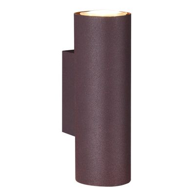 Ruosteen Värinen metalli ylös alas seinävalaisin, Kaso