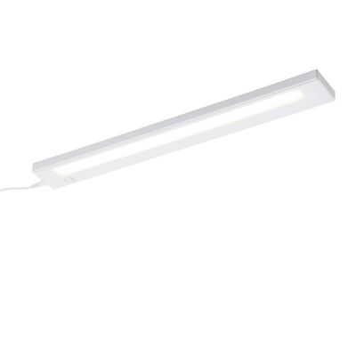 Valkoinen muovi keittiökaappivalaistus, Sinem, 7W, 3000K LED, katkaisimella
