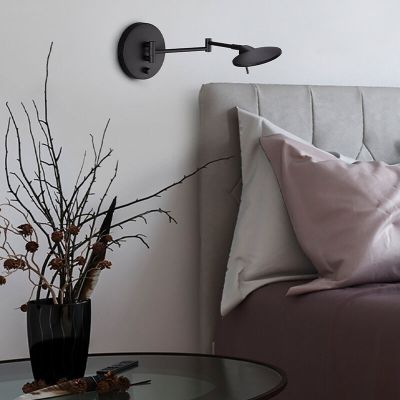 Musta metalli seinävalaisin , Sinbad, 8W, 3000K LED