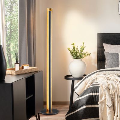 Musta metalli lattiavalaisin, Baruch, 15W, 3000K LED, katkaisimella