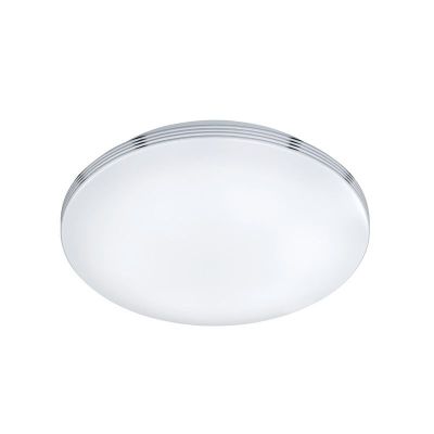 Kromi muovi kylpyhuoneen kattovalaisin, Brunella, 18W, 3000K LED, IP44