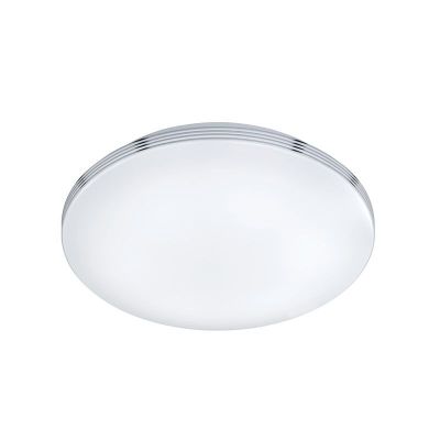 Kromi muovi kylpyhuoneen kattovalaisin, Brunella, 24W, 3000K LED, IP44