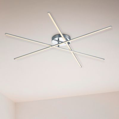 Nikkeli metalli kattolamppu, Gottrup, 8,5W, 3000K LED