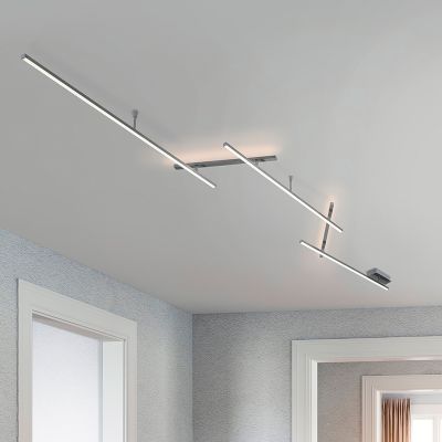 Nikkeli muovi kattolamppu, Kandla, 6W, 3000K LED