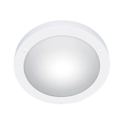 Valkoinen lasi kylpyhuoneen kattovalaisin, Hadleigh, IP44