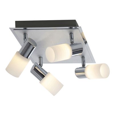 Harmaa lasi kattokohdevalaisin, Morely, 4,3W, 3000K LED