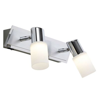 Harmaa lasi kattokohdevalaisin, Morely, 4,3W, 3000K LED, katkaisimella