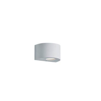 Valkoinen muovi ulkovalaisin, Sandkas, 2W, 3000K LED, IP44