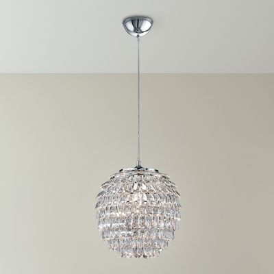 Kromi muovi riippuvalaisin, Ilse