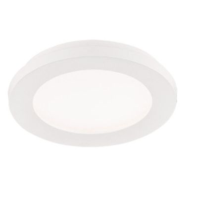Valkoinen muovi kattolamppu, Gistrup, 10W, 3000K LED, IP44