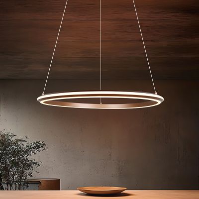 Ruskea metalli riippuvalaisin, Jiry, 48W, white switch LED, 3-portaisesti himmennettävä