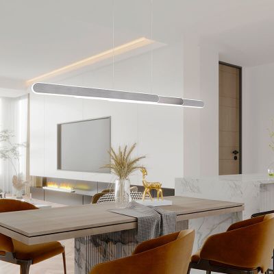 Hopea metalli riippuvalaisin, Dwayn, 48W, lämmin–kylmä valkoinen säädettävä LED, kosketushimmentimellä