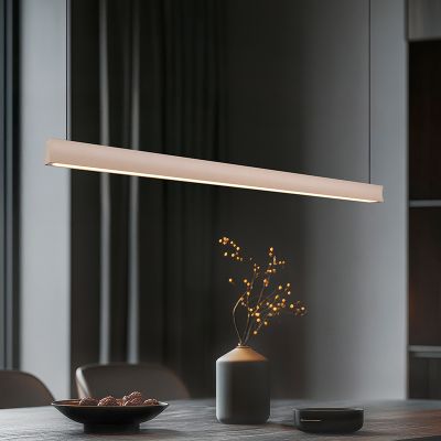 Beige metalli riippuvalaisin, Wishal, 29W, white switch LED, 3-portaisesti himmennettävä