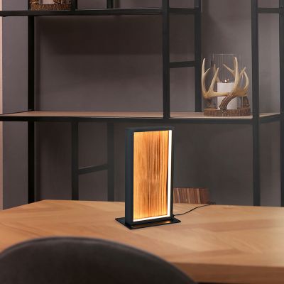 Design pöytävalaisin puu, Tanneke, 10,5W, 3000K LED, 3-portaisesti himmennettävä