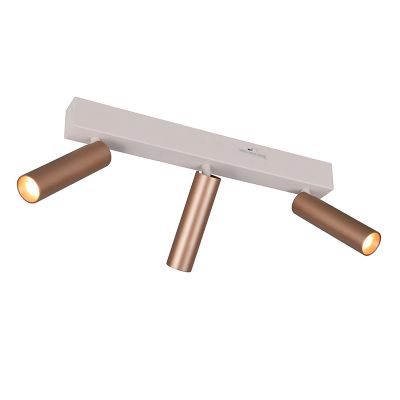 Ruskea metalli kattokohdevalaisin, Smail, 5,5W, white switch LED, 3-portaisesti himmennettävä