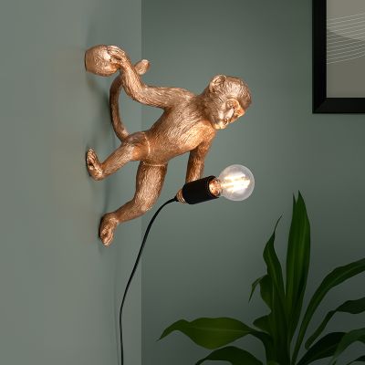 Kulta muovi seinävalaisin , Macaca