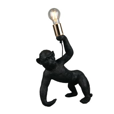 Musta muovi pöytävalaisin, Macaca