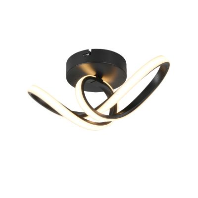 Musta metalli kattovalaisin, Wiard, 7W, 3000K LED