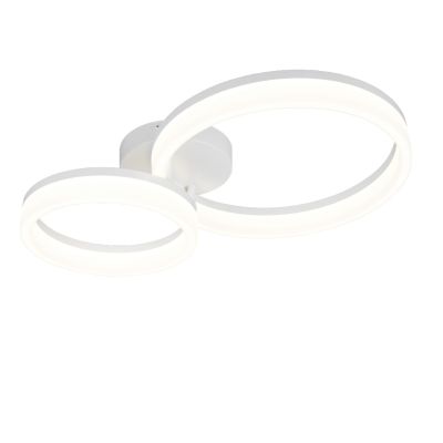 Valkoinen muovi kattovalaisin, Ufuk, 22W, 4000K LED