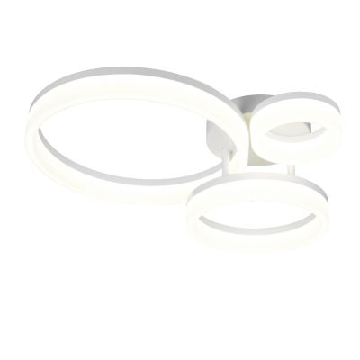 Valkoinen muovi kattovalaisin, Ufuk, 32W, 4000K LED