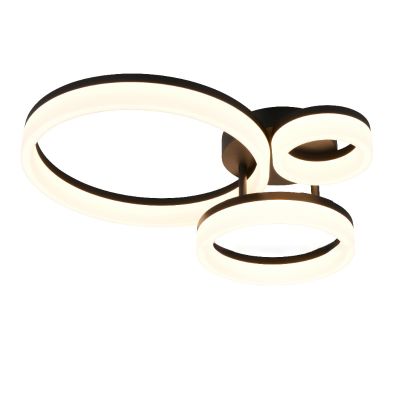 Musta muovi kattovalaisin, Ufuk, 32W, 3000K LED