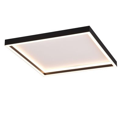 Musta metalli kattolamppu, Gilbert, 20W, 3000K LED