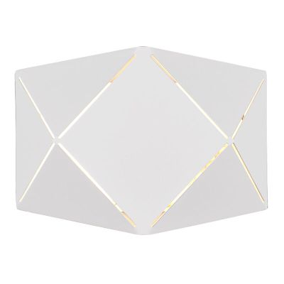 Valkoinen metalli seinävalaisin , Soloro, 6W, 3000K LED
