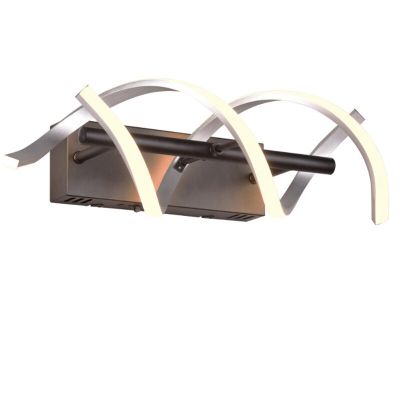 Kromi alumiini seinävalaisin , Sylvian, 22W, white switch LED, 3-portaisesti himmennettävä