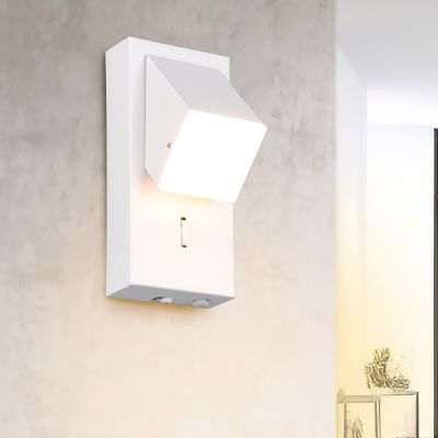 Valkoinen muovi seinävalaisin , Lok, 3W, 3000K LED
