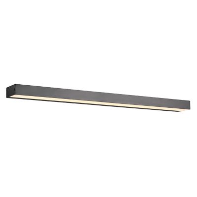 Musta alumiini kylpyhuoneen seinävalaisin, Basma, 13W, 3000K LED, IP44