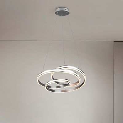 Nikkeli metalli riippuvalaisin valaisin ruokapöydän päälle, Elyse, 60W, white switch LED