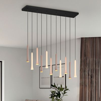 Musta metalli riippuvalaisin valaisin ruokapöydän päälle, Albartus, 3W, white switch LED, 3-portaisesti himmennettävä