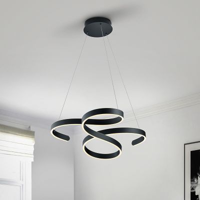 Antrasiitti metalli riippuvalaisin, Davu, 52W, 3000K LED
