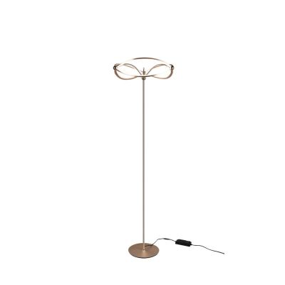 Messinki metalli lattiavalaisin, Remy, 31W, 3000K LED, katkaisimella