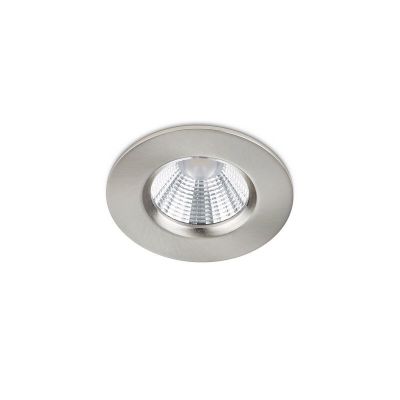 Nikkeli metalli kylpyhuoneen upotettava spottivalaisin, Iman, 5W, 3000K LED, IP65
