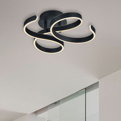 Antrasiitti metalli kattolamppu, Davu, 40W, 3000K LED