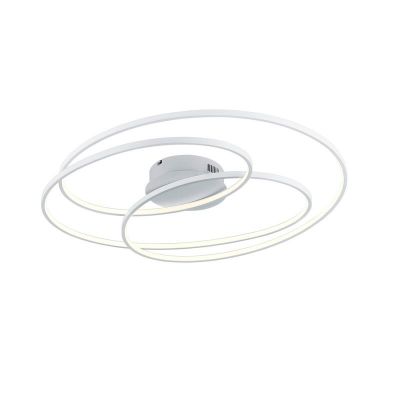Valkoinen metalli kattolamppu, Sabra, 50W, 3000K LED