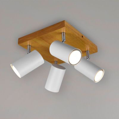 Valkoinen metalli kattokohdevalaisin, Kaso