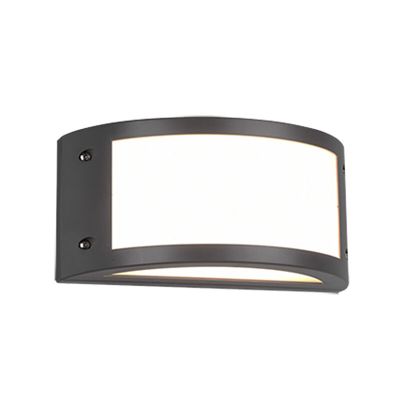 Antrasiitti muovi ulkovalaisin, Ivo, 12W, 3000K LED, IP54