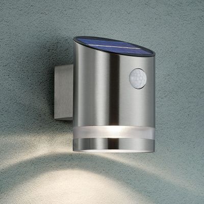 Nikkeli rst liiketunnistimella varustettu ulkoseinävalaisin, Suzan, 3W, 3000K LED, IP44