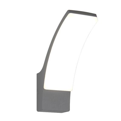 Antrasiitti alumiini ulkovalaisin, Popke, 12,5W, 4000K LED, IP44
