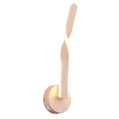 Ruskea metalli seinävalaisin , Quirinus, 11W, 4000K LED, katkaisimella