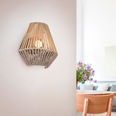 Paperi ladattava seinävalaisin ruskea, Isaura, 1,5W, 3000K LED, 3-portaisesti himmennettävä