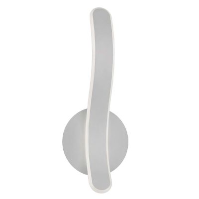 Valkoinen metalli seinävalaisin , Resy, 11W, 4000K LED, 3-portaisesti himmennettävä